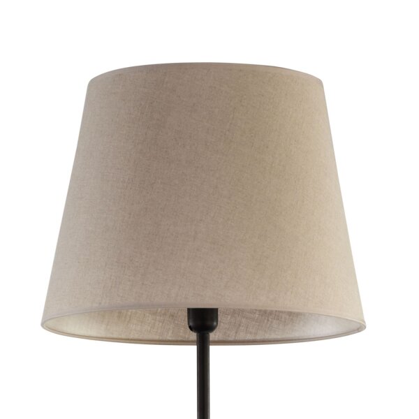 Lampadaire Tissu Métal 151 cm petit Moderne confortable E27