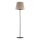 Lampadaire Tissu Métal 151 cm petit Moderne confortable E27