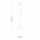 Suspension verre sphère Ø 21 cm réglable en or