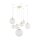 Suspension XXL réglable jusquà 2 m Abat-jour sphérique élégant