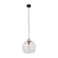 Suspension ronde en verre Ø 25 cm réglable...