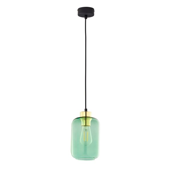 Lampe à suspendre Vert Ø 14 cm E27 élégant