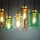 Lampe à suspendre verre métal 6 flammes E27 salle à manger