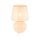 Lampe de chevet verre tissu 60 cm Classique E27 Ecru Beige