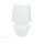 Lampe de table blanc argent grand 62 cm tissu verre E27