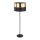 Lampadaire Tissu Métal 159 cm petit Moderne Noir Or