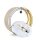 Plafonnier Tissu rond Ø 45 cm Beige Or anti-éblouissement