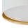 Plafonnier blanc or rond Ø 60 cm tissu confortable