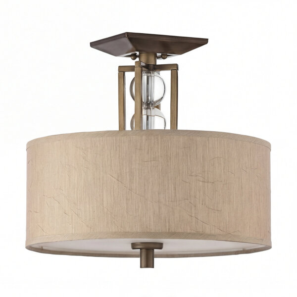 Plafonnier élégant rond Beige Vintage Salon