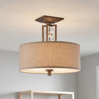 Plafonnier élégant rond Beige Vintage Salon