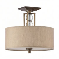 Plafonnier élégant rond Beige Vintage Salon