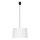 Suspension Tissu Ø 45 cm Blanc Réglable en hauteur Moderne