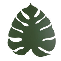 Applique murale en métal Vert 39 cm Feuille...