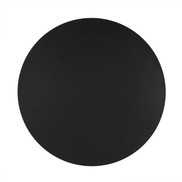 Applique ronde Ø 40 cm métal noir lumière indirecte