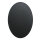 Applique ronde Ø 40 cm métal noir lumière indirecte