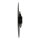 Applique ronde Ø 40 cm métal noir lumière indirecte
