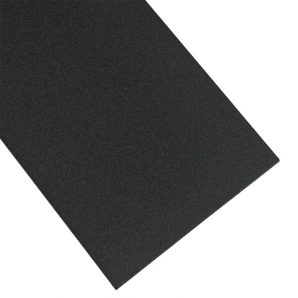 Applique noire Moderne Métal 50 cm long plat rectangulaire