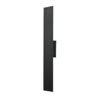 Applique noire Moderne Métal 50 cm long plat...