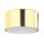 Spot de plafond en métal petit Ø 8 cm plat faible éblouissement en or
