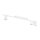 Plafonnier Blanc Moderne long 80 cm plat 3-flamme