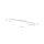 Plafonnier métal noir long 100 cm plat 4 flammes