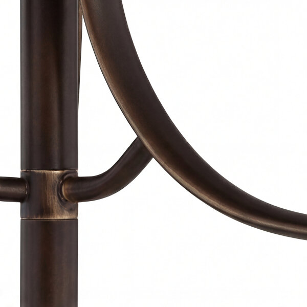 Plafonnier rustique verre métal faible éblouissement couloir