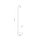 Lampadaire blanc 140 cm petit métal abat-jour ajustable