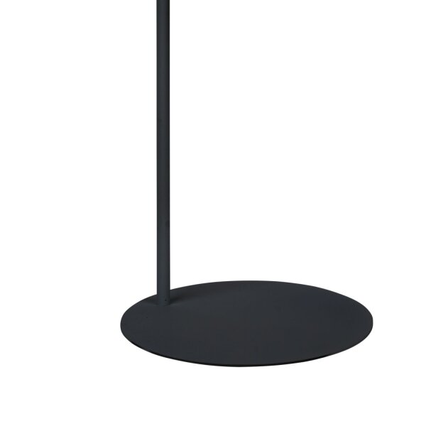 Lampadaire petit 140 cm abat-jour ajustable noir