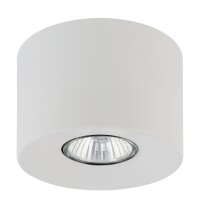 Spot de plafond blanc m&eacute;tal &Oslash; 11 cm rond...