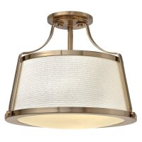 Plafonnier Tissu anti-&eacute;blouissement Cr&egrave;me...
