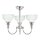 Lampe de salle de bain &eacute;l&eacute;gante LED Chrome Blanc IP44 Plafond