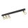 Plafonnier réglable métal 94 cm long noir or