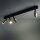Plafonnier réglable métal 94 cm long noir or