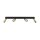 Spot de plafond salon 84 cm long métal noir or