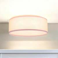 Lampe pour chambre denfant Rose Ø 38 cm rond plat...