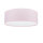 Lampe pour chambre denfant Rose Ø 38 cm rond plat abat-jour en tissu