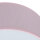 Lampe pour chambre denfant Rose Ø 38 cm rond plat abat-jour en tissu