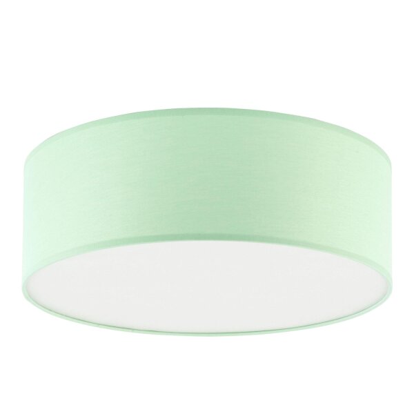 Lampe de plafond vert Ø 38 cm rond plat chambre denfant
