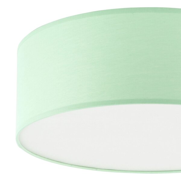Lampe de plafond vert Ø 38 cm rond plat chambre denfant