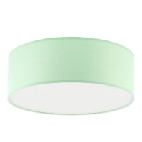 Lampe de plafond vert Ø 38 cm rond plat chambre...