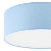Lampe de chambre denfant plafond bleu Ø 38 cm rond...
