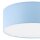 Lampe de chambre denfant plafond bleu Ø 38 cm rond plat