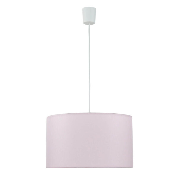 Lampe à suspendre Enfants Bébé Rose Ø 40 cm rond Abat-jour en tissu