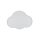 Lampe pour chambre denfant Gris Tissu Gris plat 2x E27 Nuage