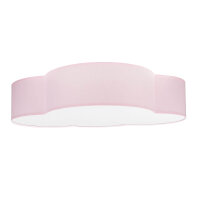 Lampe nuage Rose Tissu 62 cm de long 4x E27...