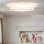 Lampe nuage Rose Tissu 62 cm de long 4x E27 Bébé Enfants