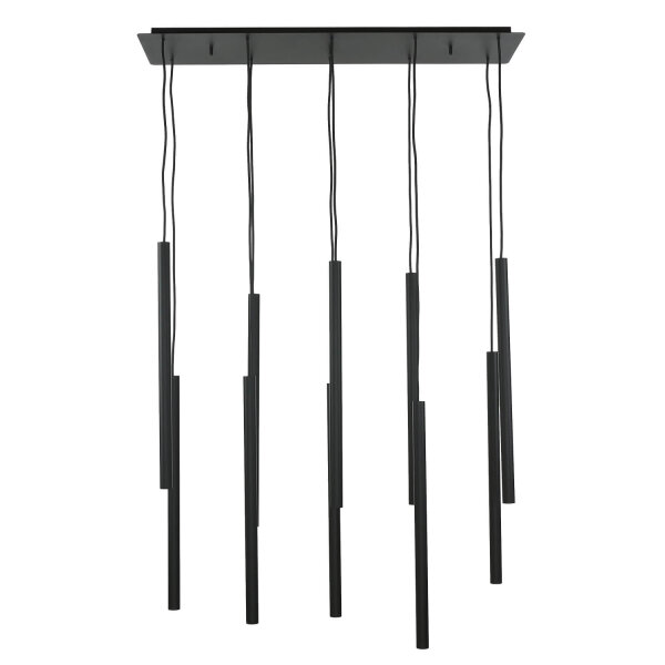 Lampe à suspendre noire 10-flmg Salon Lampe CULT