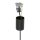 Suspension laiton véritable Ø2,5cm rond G9 étroit