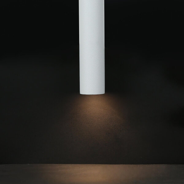 Suspension ronde blanche Ø2,5cm G9 Moderne CULT