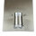 Applique murale dextérieur moderne carrée E27 argent satiné